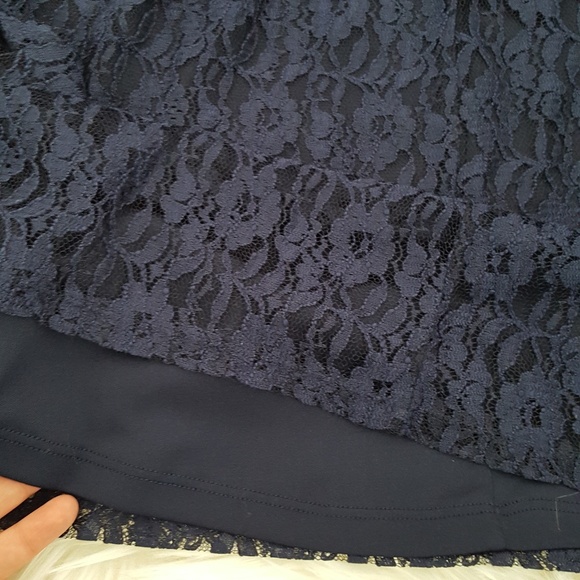 Forever 21 navy blue lace dress,new - Picture 4 of 4